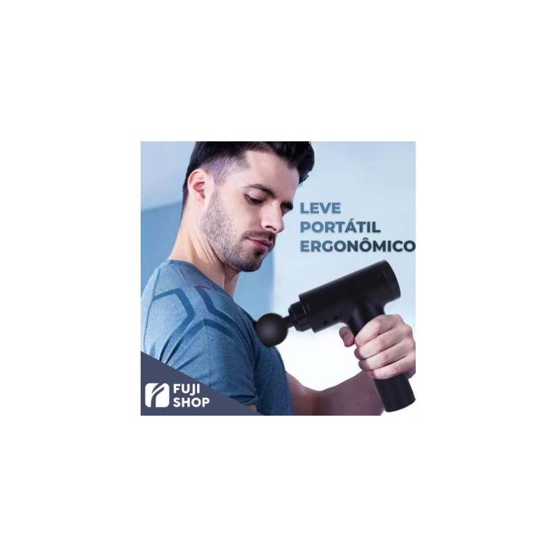 Massageador Corporal Elétrico Muscular Pistola Enforce - Enforce